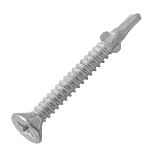 5.5 x 80 TechFast Timber to Steel CSK/Wing Screw No.3 Tip Box 100