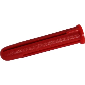 Red Plugs 6mm Pk 100