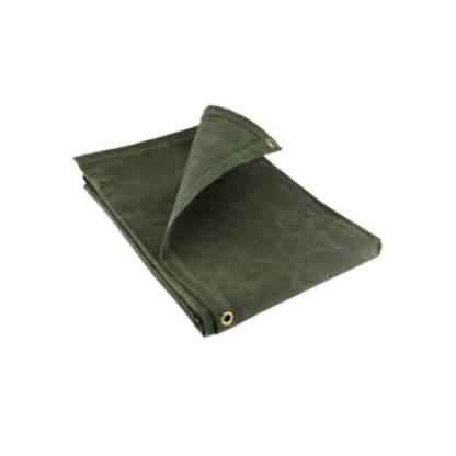 1.2m x 3.6m Heavy weight canvas tarpaulins dark green 21oz