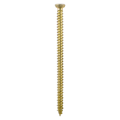 7.5 x 120 - Concrete Screws - TX - Flat Countersunk - Yellow - Box of 100