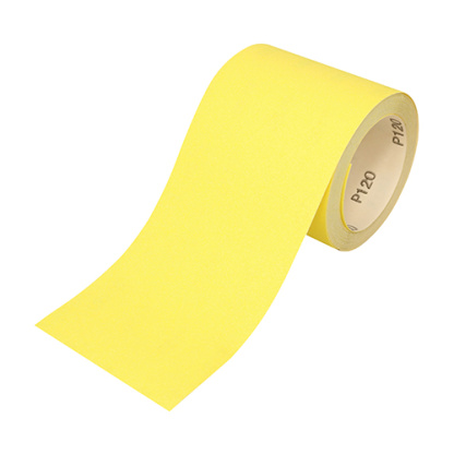 Sandpaper Roll - 80 Grit - Yellow 115mm x 10m