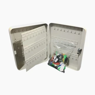 Key Cabinet - 60 Keys - Single Pack - Powder coated steel cabinet