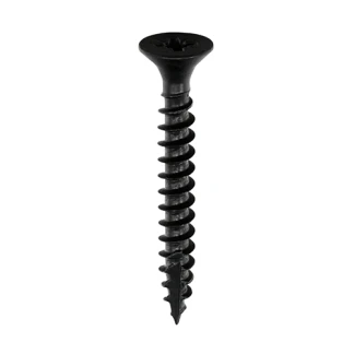 3.5 x 25 - Classic Multipurpose Screws - PZ - Double Countersunk - Exterior - Black Organic - Box of 200