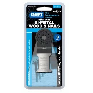 Professional Series 32mm Bi-Metal Multi Tool Blade Starlock Mount