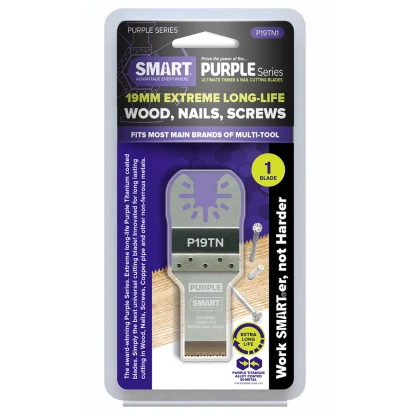 Purple Series 19mm Titanium Alloy Bi-metal Multi Tool Blade