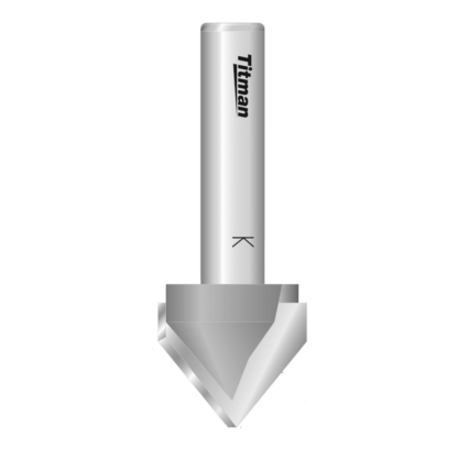 12.7mm 45 deg V Groove TCT Cutter