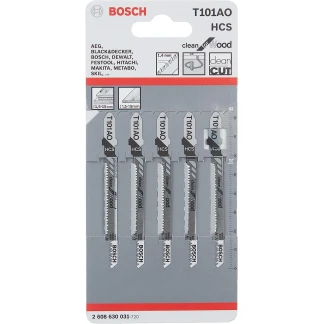 Bosch T101AO Clean for Wood Jigsaw Blades DJB15