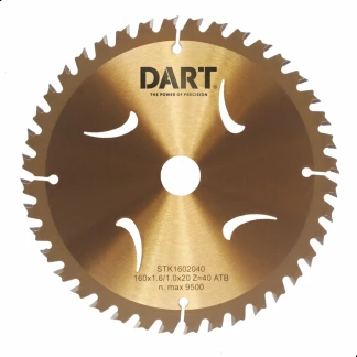 DART Gold ATB Wood Saw Blade 165 x 16 x 24Z