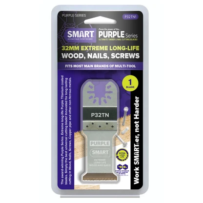 Purple Series 32mm Titanium Alloy Bi-metal Multi Tool Blade - Pk 10