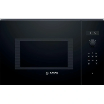 Bosch Series 6 900W 25L Built-in Solo Microwave - Black SKU: BFL554MB0B