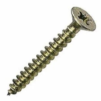 4.0 x 35 Wood Screw PZ CSK ZYP Box 200