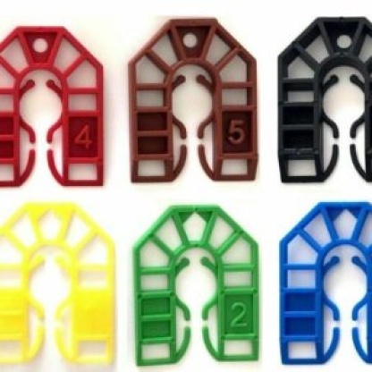 Pack 200 Assorted Long Horseshoe Packers