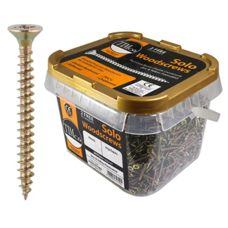 4.0 x 30mm Timco Woodscrews - Solo Tub 1000 pcs