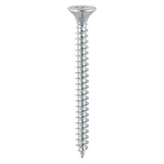 3.5 x 15 Wood Screw PZ CSK BZP Box of 200