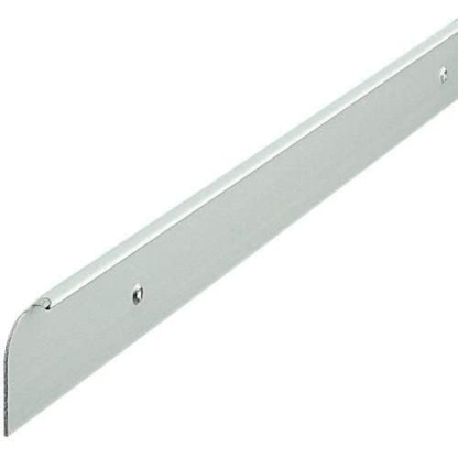 Worktop Edging End Cap 630 x 40mm - Silver