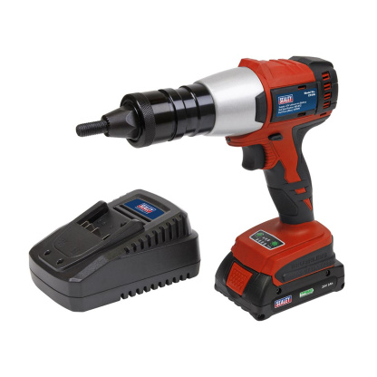 Model R64 cordless battery riveter c/w 2 Batteries