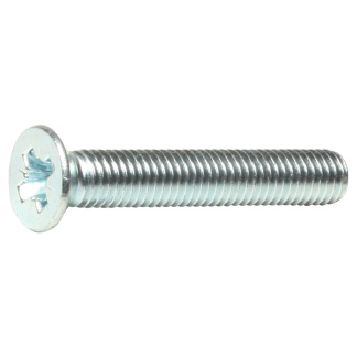 M6 x 30 MS pozi csk machine screw zinc plated (box 200)