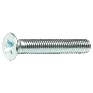 M6 x 30 MS pozi csk machine screw zinc plated (box 200)