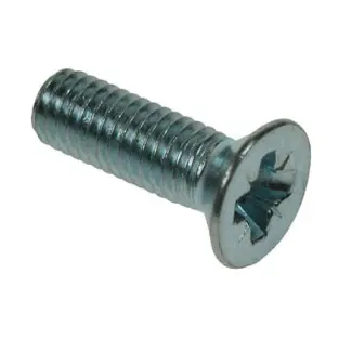 M6 x 25 Csk Machine Screws Bzp  Box 100