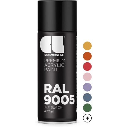 500ml Ral 9005 Aerosol Paint Can