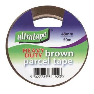 Brown Vinyl Parcel Tape 48mm x 66m