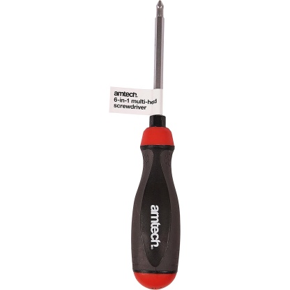 Amtech L0480 6-in-1 Multi-Head Screwdriver