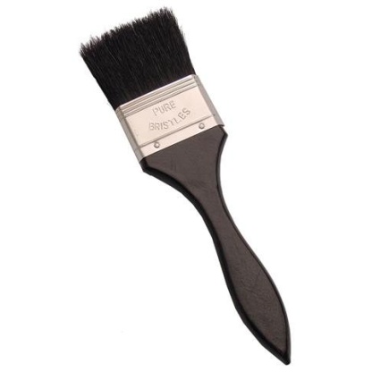 2" Black handle disposable brush