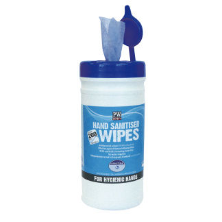 IW40 - Hand Sanitiser Wipes (200 Wipes) Blue