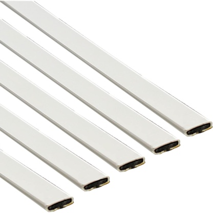 15 x 4mm White Intumescent Single Fin 2.1m