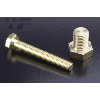 M8 x 90 Hex Bolts in Solid Brass