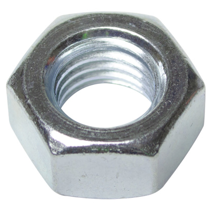 M16  Full Nuts Zinc Plated Single