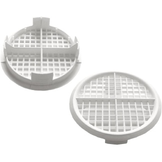 75mm Soffit vent white