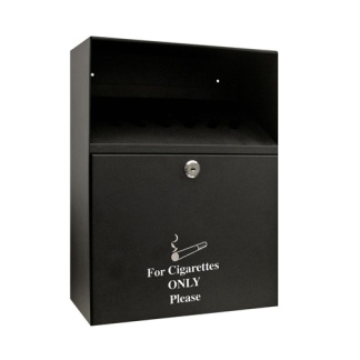 Q-Connect Ash Bin Black 7 Litre