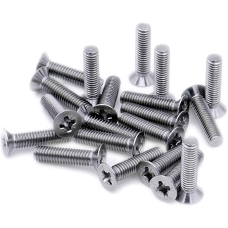 M6 x 40 Csk Pozi Machine Screws A2 Box 200
