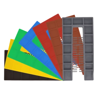 Square End Shims Type H Assorted 1-10mm Box 500