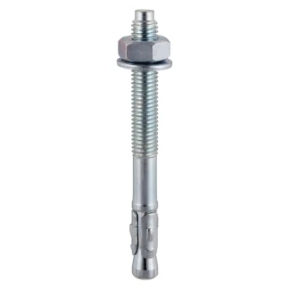 M10 x 100 Throughbolts Zinc Box 50