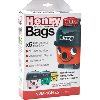 Numatic (Henry) Hepaflo Filter Bags Pk 10