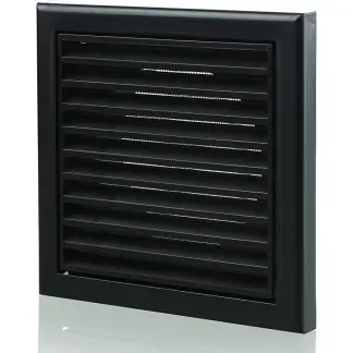 100 mm Plastic Louvred Wall Vent Grille