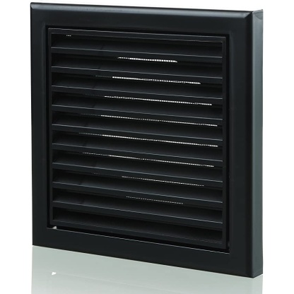 100 mm Plastic Louvred Wall Vent Grille