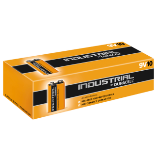Industrial By Duracell (Procell) 9V PP3 6LR61 ID1604 Batteries | Box of 10