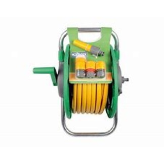 Hozelock 2431 Assembled 2-in-1 Hose Reel with 25 Metres of 12.5mm Hose