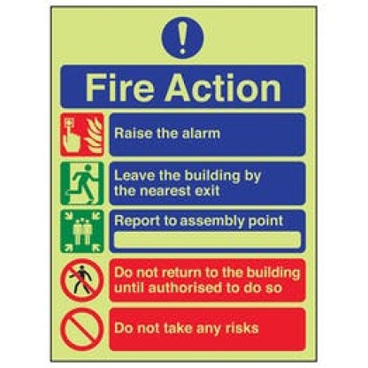 FFAS-02 Fire Action - Do Not Return/Do Not Take Risks A4