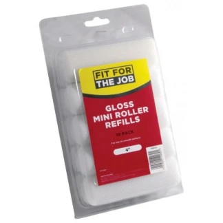 10pk 4" Gloss Mini Rollers