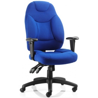 Galaxy Heavy Duty Executive Fabric Chair - blue