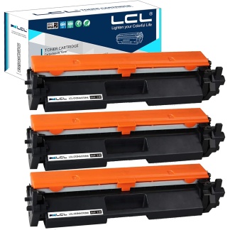 LCL Compatible Toner Cartridge (3 PK Black) Replacement for HP LaserJet Pro M148fdw