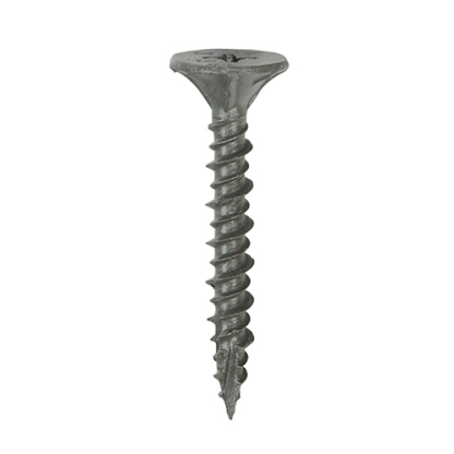 4.2 x 32 Drywall Construction Cement Board Screws PH CSKW Twin Cut Exterior Box 200 Silver Organic