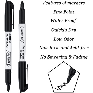 Black Permanent Markers