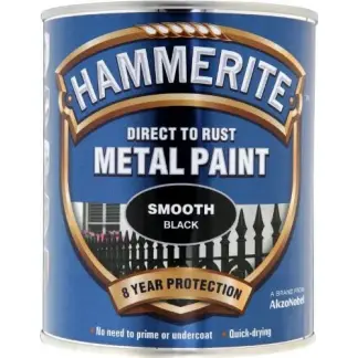 750ml Hammerite Smooth black