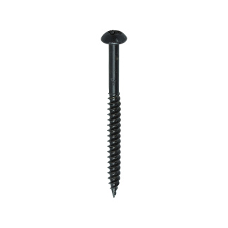 8 x 2 Rnd Slot Black Jax Woodscrews Box 200