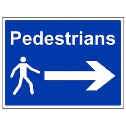 "Pedestrians Right" 600 x 450 RP